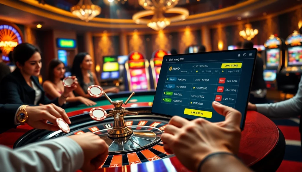 Experience the thrill of gambling as players engage in link vào 88i at a vibrant casino table.