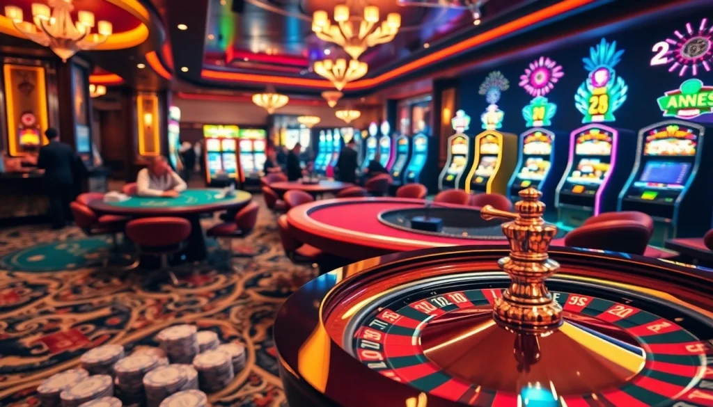 Experience the thrill of gambling at xin88 with vibrant casino tables and exciting games.
