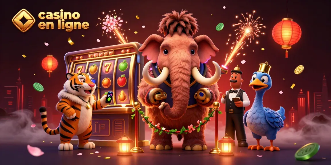 Impressionnez-vous avec nos jeux de casino en ligne ! Mammouth, tigre et dodo en scène fantastique.